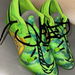 Nike Kids Green and Yellow cleats